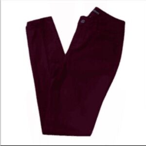 Blue Spice burgundy color cotton stretch skinny jeans.
Size 1.